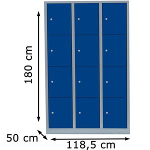 Produktbild für Schließfachschrank ClassiX X-523431, blau