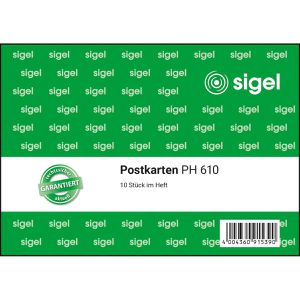 Produktbild für Postkarten Sigel PH610, 105 x 148mm (A6)