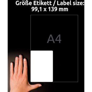 Produktbild für Versandetiketten Zweckform L7169-100, weiß