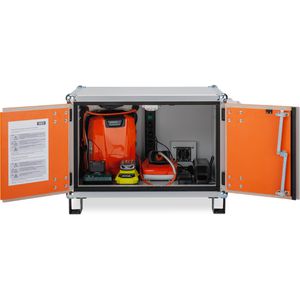 Produktbild für Akku-Ladeschrank CEMO Premium Plus 8/5, mit 4 Steckdosen