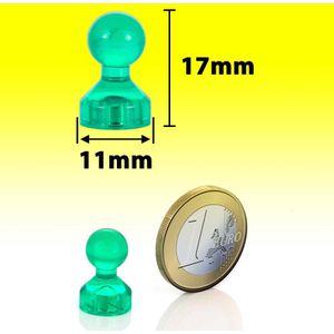 Produktbild für Magnete Poppstar farbig sortiert, Neodym Magnet