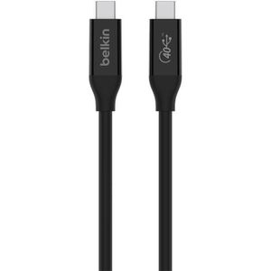 Produktbild für Ladekabel Belkin Connect USB4, schwarz, 0.8m