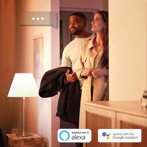 Produktbild für LED-Lampe Philips-Hue White Starter-Kit Bridge E27