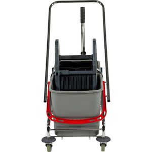 Produktbild für Reinigungswagen Sprintus Chrom 301114, Doppelfahrwagen