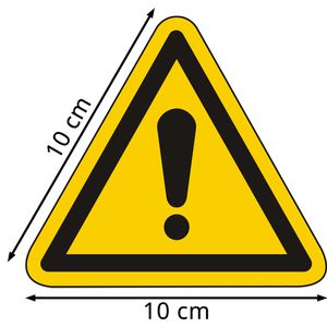 Produktbild für Hinweisschild Abtec ISO 7010 W001, Folie