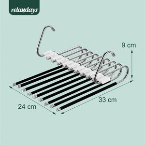 Produktbild für Hosenbügel Relaxdays 1005198946, aus Edelstahl