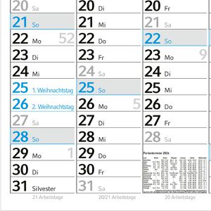 Produktbild für Plakatkalender Böttcher-AG mit Werbedruck, Jahr 2027
