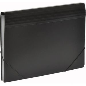 Produktbild für Fächermappe Foldersys 70006-30, A4, schwarz