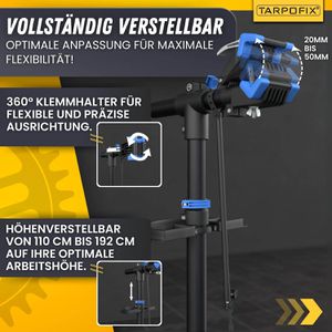 Produktbild für Fahrrad-Montageständer Tarpofix Profi FRM02-BL, E-Bike