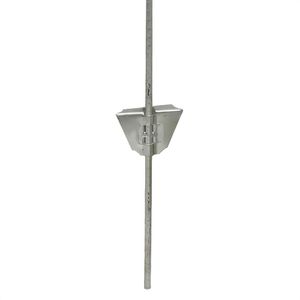 Produktbild für Weidezaunpfähle AKO Profi, aus Stahl, silber, 107 cm