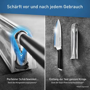 Produktbild für Kochmesser Tefal K25690 Ever Sharp, mit Kunststoffgriff