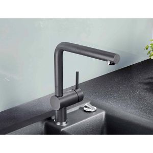 Produktbild für Küchenarmatur BLANCO LINUS-S, anthrazit