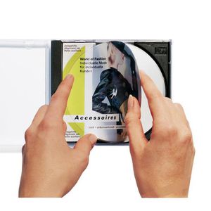 Produktbild für CD-Etiketten Herma 5115 Maxi, weiß matt