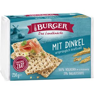 Burger Knäckebrot mit Dinkel, 250g