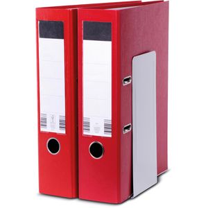 Produktbild für Buchstütze Maul 3543082, schmal, grau