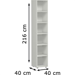 Produktbild für Aktenregal Geramöbel Flex, S-346001-L, aus Holz