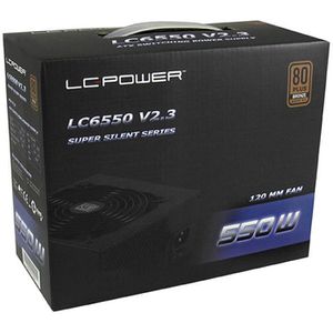 Produktbild für PC-Netzteil LC-Power LC6550 Super Silent, ATX 2.3, 550 Watt