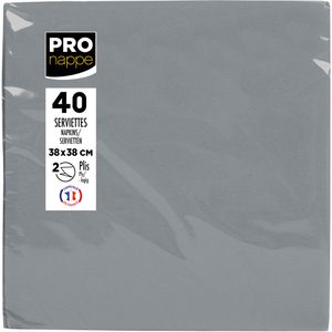 Produktbild für Servietten PROnappe SV623830I, grau