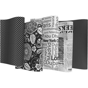 Geschenkpapier HRB 716470 Black and White