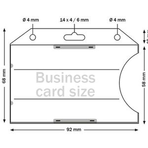 Produktbild für Kartenhalter Böttcher-AG Hartplastik