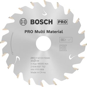 Kreissägeblatt Bosch PRO Multi Material 2608837752