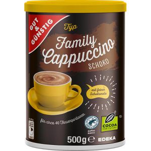 Kaffee Gut&Günstig Family Cappuccino Schoko