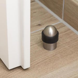 Produktbild für Türstopper SO-TECH Poll 108583, Gummi/Edelstahl