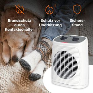 Produktbild für Heizlüfter Clatronic HL 3800, mit 3 Stufen bis 2000 Watt