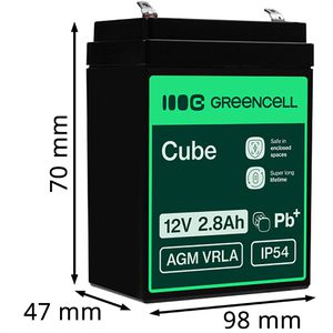 Produktbild für AGM-Batterie Green-Cell VRLA