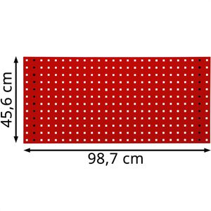 Produktbild für Werkzeugwand ADB 23032, rot, aus Metall