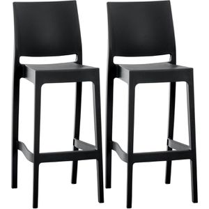 Barhocker CLP Maya 304818, mit Lehne