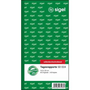 Produktbild für Rapportbuch Sigel SD024, 105 x 200mm