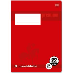 Produktbild für Schulheft Staufen Premium 734010622, ab 5. Klasse, A4