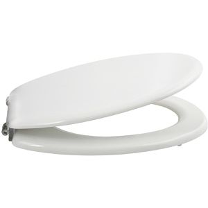 Produktbild für WC-Sitz MSV Uni 140003, oval, aus Holz