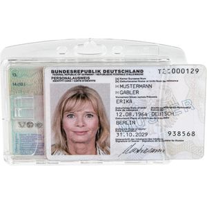 Produktbild für Kartenhalter Durable 8924-19, Hartplastik