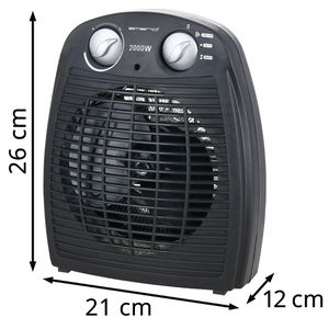 Produktbild für Heizlüfter Emerio FH-106737.2, mit 3 Stufen bis 2000 Watt