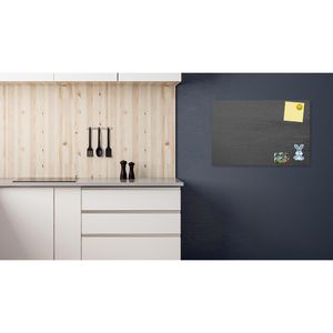 Produktbild für Magnettafel ALLboards MetalBoards, Graues Holz