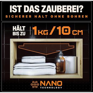 Produktbild für Doppelseitiges-Klebeband BAURIX Nano-Tape