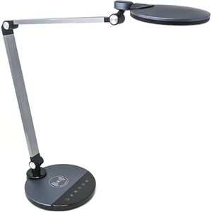 Schreibtischlampe FeinTech LTL00620, grau, LED, dimmbar