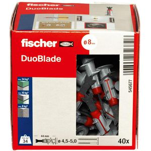 Dübel Fischer 545677, DuoBlade 2 Komponenten-Dübel