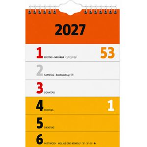 Produktbild für Streifenkalender Brunnen 1070202007, XXL