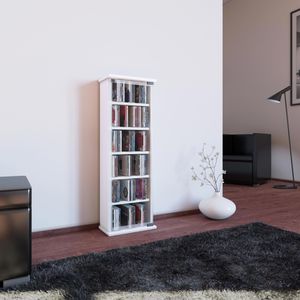 Produktbild für CD-Regal VCM Classic, 21027, weiß