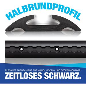Produktbild für Airlineschiene NTG Standard, Set, zum Schrauben, 2 Stück