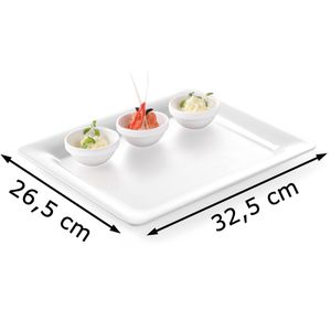 Produktbild für Servierplatte Hendi 566015, 32,5 x 26,5cm, GN 1/2
