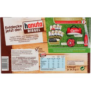 Produktbild für Schokoriegel Hanuta Riegel Milch &amp; Nuss