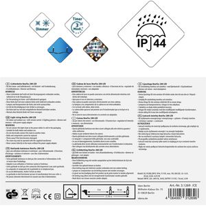Produktbild für Lichterkette Idena 31269, NewTec, 200 LED, innen + außen