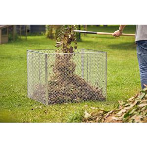 Produktbild für Komposter Brista 001119, silber, aus Metall