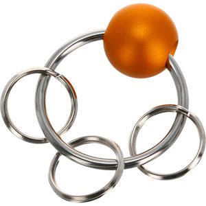 Schlüsselanhänger Paulat Schlüsselring mit Kugel