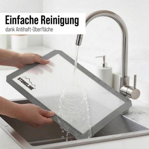 Produktbild für Backmatte STONELINE 15767, aus Silikon-Glas-Gewebe