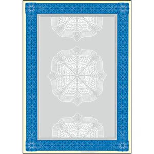 Sigel Briefpapier DP490, Wertpapier blau, A4, Urkundenpapier, 185 g/m², 20 Stück